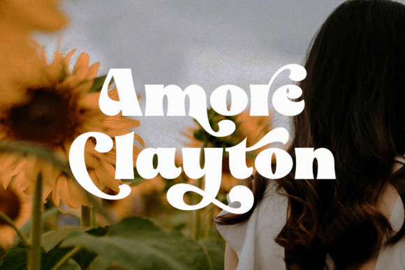 Amore Clayton: A Bold Retro Serif Font for Digital Branding