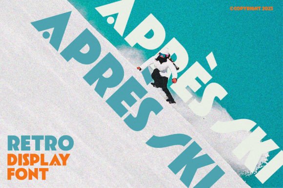 Après Ski Font: Vintage Charm for Small Business Branding