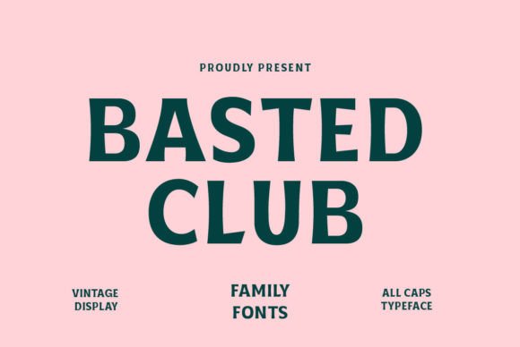 Basted Club: A Vintage Sans Serif for Bold Campaign Headlines