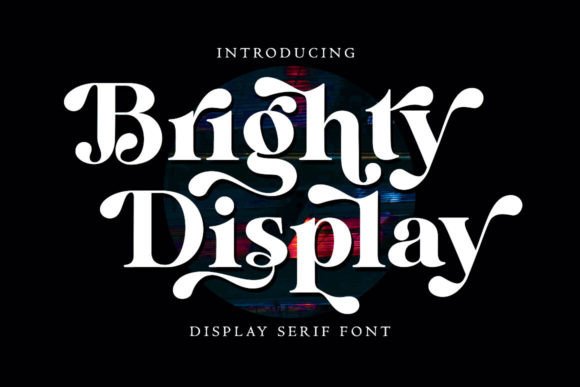 Brighty Display: A Luxe Serif Font for Handmade Brands