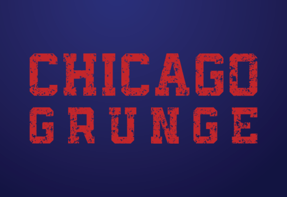 Chicago Grunge: A Clean Retro Serif for Campaign Headlines