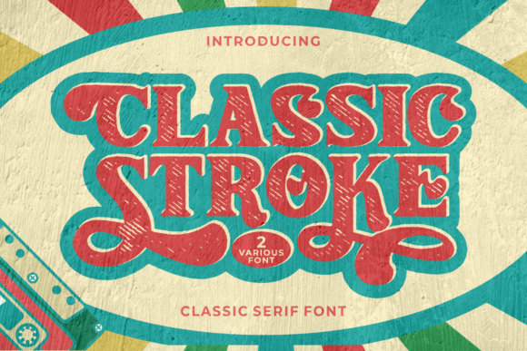 Classic Stroke: A Bold Serif Font for Scroll-Stopping Marketing