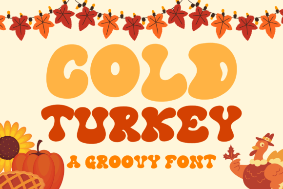 Cold Turkey: A Playful Display Font for Authentic Digital Branding