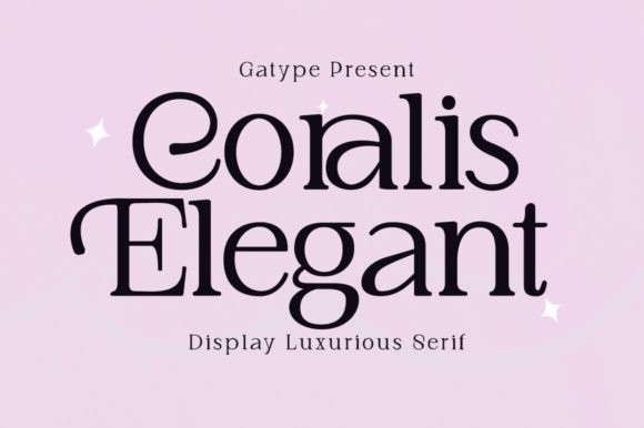 Coralis Elegant: A Serif Font That Elevates Your Brand