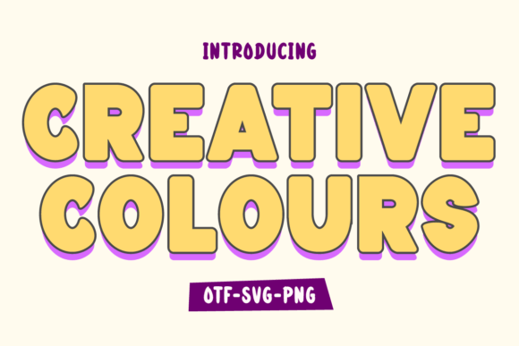 Creative Colours: A Bold Color Font for Scroll-Stopping Campaigns