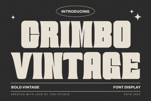 Crimbo Vintage: A Bold Serif Font for Standout Digital Branding