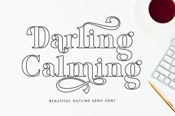 Darling Calming: A Serif Font That Breathes With Your Words