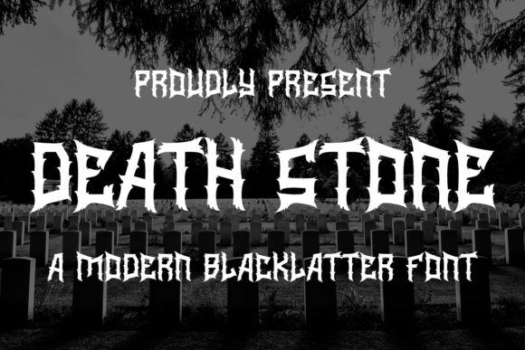 Death Stone: A Blackletter Font with Editorial Gravitas