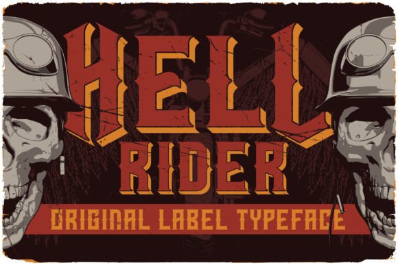 Hell Rider Font: A Rugged Blackletter for Bold Brand Moments