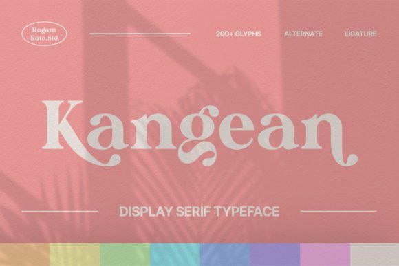 Kangean: A Retro Serif Font That Feels Like Home