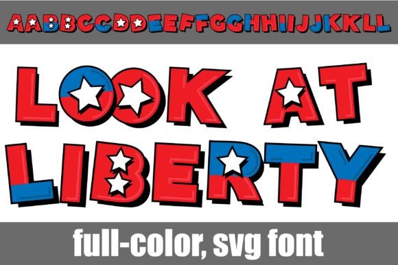 Look at Liberty: A Bold, Patriotic Display Font for Campaigns
