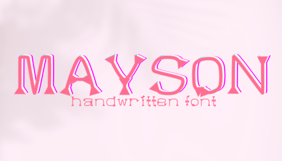 Mayson Handwritten Font for Crafters & Sellers