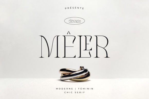 Meler: A Modern Ligature Serif Font for Digital Branding