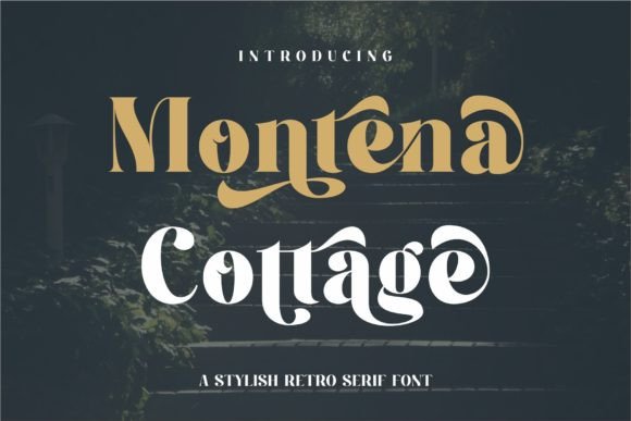 Montena Cottage: A Refined Serif Font for Digital Branding