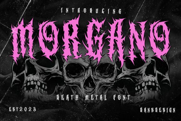 Morgano Blackletter Font for Handmade Brands & Craft Projects