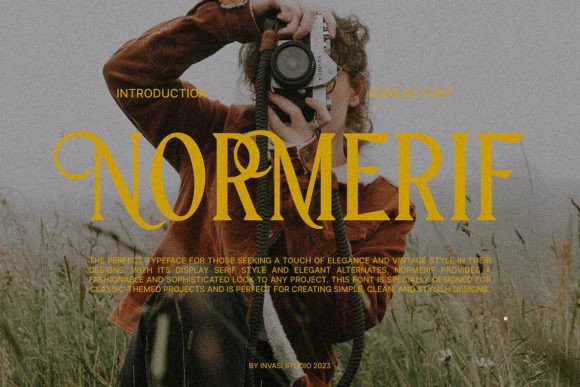 Normerif: A Vintage-Inspired Serif Font for Editorial Warmth