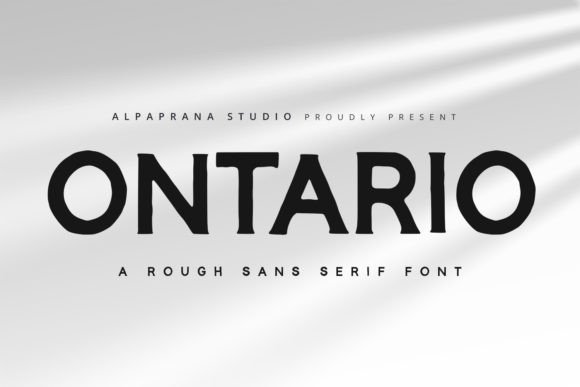 Ontario: A Rough Sans Font with Retro Modern Charm
