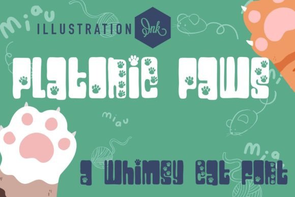 Platonic Paws: A Playful, Hand-Crafted Font for Digital Brand Moments