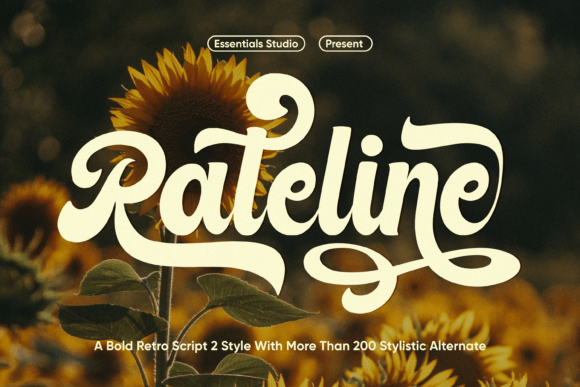 Rateline: A Modern Retro Handwritten Font Worth Testing