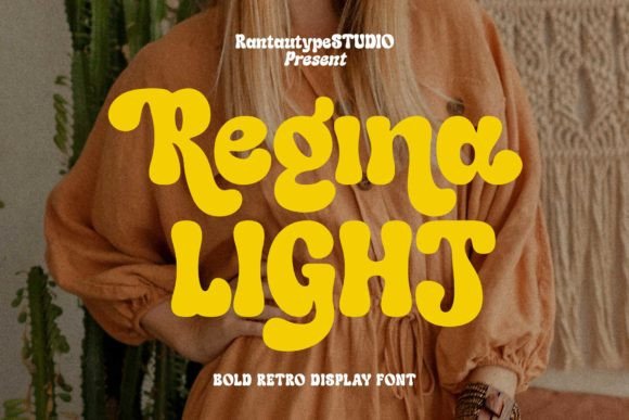 Regina Light: A Retro Serif Font That Makes Your Brand Feel Instantly Warmer