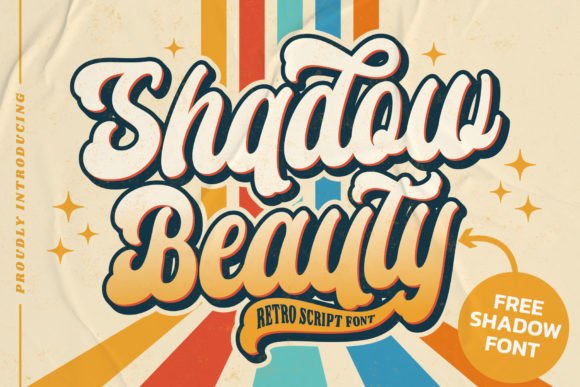 Shadow Beauty: A Vintage Script Font That Elevates Digital Branding