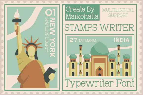 Stamps Writer: A Serif Font That Makes Your Campaigns Instantly Recognizable